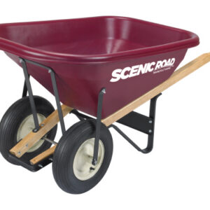 Scenic Road Wheelbarrow With Ribbed Tires
