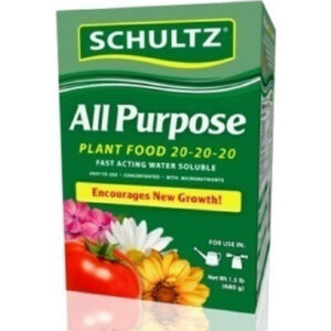 Schultz All Purpose Fast-Acting Water Soluble Plant Food 20-20-20 (1.5 Lb.)