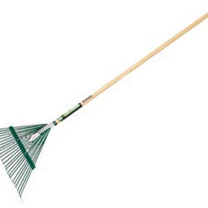 Tru-Tough Steel Leaf Rake With Wood Handle