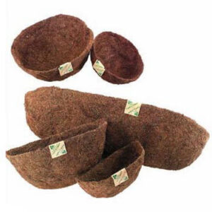 Basket Shaped Coco Liners - Natural Coco (18" Dia.)