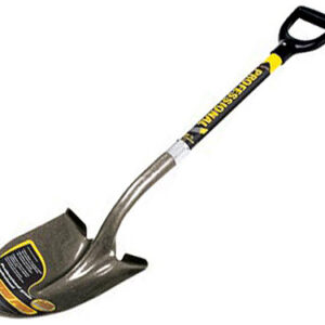 Tru-Pro Round Point Shovel With Fiberglass D-Handle