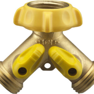 Brass Hose Adaptor - Dual Outlet