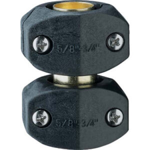 Brass/Nylon Repair Hose Mender - For 5/8" And 3/4" Hose