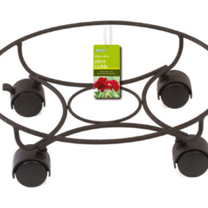 Heavy-Duty Plant Caddy - Black (13")