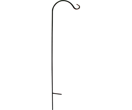 Single Hook Wrought Iron Crane (48" H / Single)