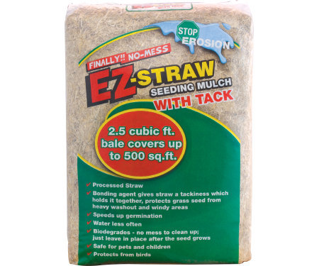 Ez-Straw Seeding Mulch With Tack (2.5 Cu. Ft. - Pallet)