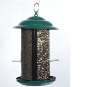 Audubon Green Metal Combo Mesh Bird Feeder