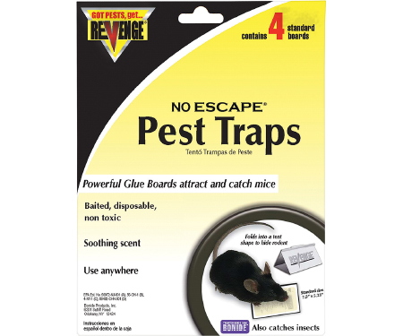 Mouse Glue Traps, 4-Pk