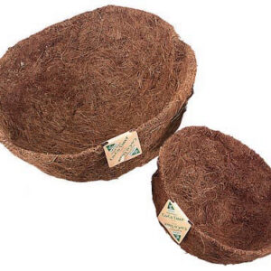 Basket Shaped Coco Liners - Natural Coco (12" Dia.)