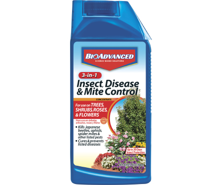 3-In-1 Insect, Disease And Mite Control Concentrate