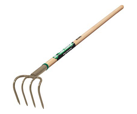 Tru-Tough Forged Cultivator With Wood Handle
