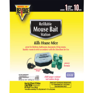 Refillable Mouse Bait Station, 10-Pk