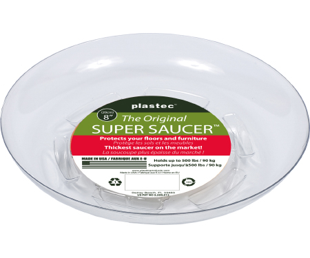 Super Saucer - Clear (8" Dia.)