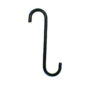 Extension "S" Hook - Black (8" L)