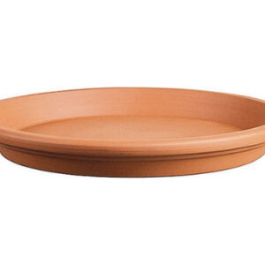16" Terra Cotta Clay Saucer
