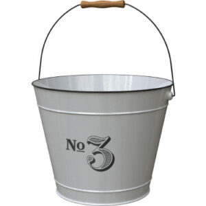 Planter 14" Bucket White #3