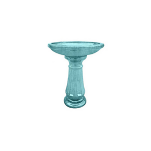 Southern Patio Green Bird Bath