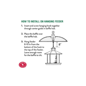 Transparent Squirrel Baffler