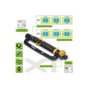 Melnor Oscillating Sprinkler 4500 sq ft with Timer