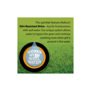 Melnor Oscillating Sprinkler 4500 sq ft with Timer