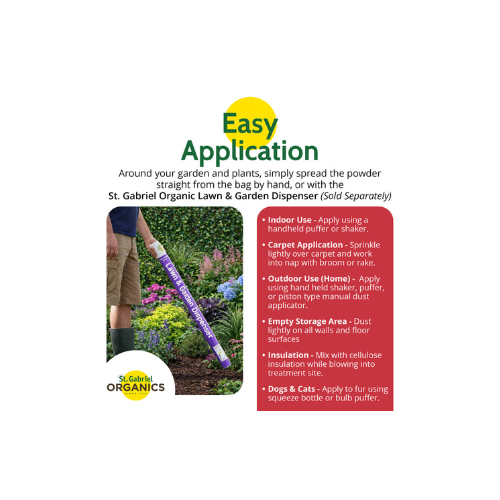 St. Gabriel Organics Insect Dust Diatomaceous Earth Insect Control