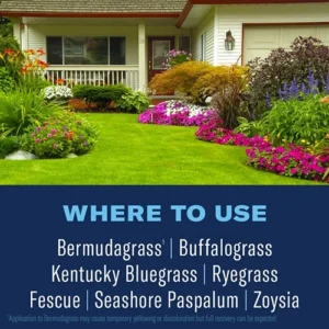 Use BioAdvanced Northern Season Long Weed Control Granular in bermudagrass, buffalograss, kentucky bluegrass, ryegrass, fescue, seashore paspalum and zoysia.