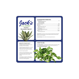 Jack's Houseplant Fertilizer 8oz